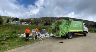 Sisdağı Yaylası Temizleniyor: Eynesil Belediyesi'nden Çevreye Duyarlı Adım