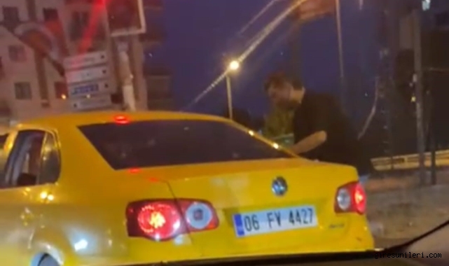 Tartıştığı kadını tekmeleyerek darp etti
