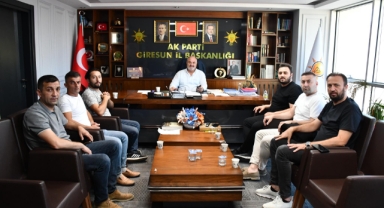 AK Parti İl Başkanı Yılmaz, Espiye Heyetini Ağırladı