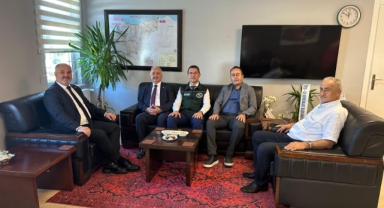 AK Parti Giresun Heyetinden DSİ 226. Şube Müdürü Okan Yonkuç’a Hayırlı Olsun Ziyareti