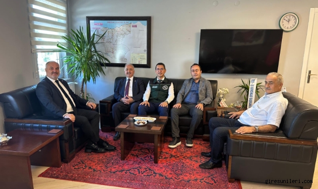 AK Parti Giresun Heyetinden DSİ 226. Şube Müdürü Okan Yonkuç’a Hayırlı Olsun Ziyareti
