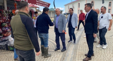 AK Parti Giresun Milletvekili Temür Esnafın Yanında 