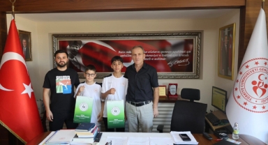 Altın Madalyalı Sporculardan Giresun Gençlik ve Spor İl Müdürü'ne Ziyaret