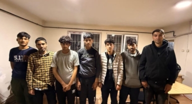 Amasya'da 8 düzensiz göçmen yakalandı