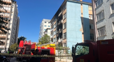 Apartmanda çıkan yangından 13 kişi etkilendi