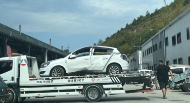 Araca giren arı, kazaya yol açtı: 2 yaralı