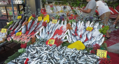 Av yasağının kalkmasıyla balık tezgahları şenlendi