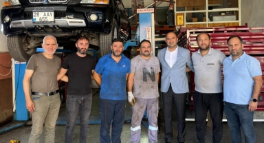 Başkan Civelekoğlu’ndan Sanayi Sitesi Esnafına Ziyaret