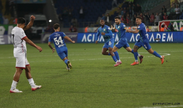 Çaykur Rizespor 1 - 0 Gençlerbirliği