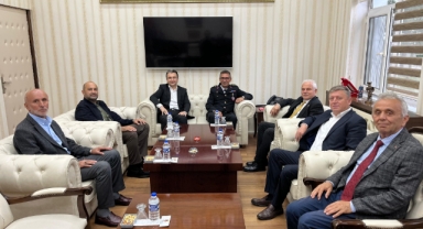 Doğankent Protokolünden İl Jandarma Komutanı Nihat Özkök’e Başarı Dileği