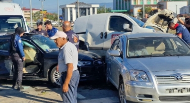 Duble yolda feci kaza!