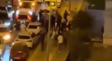 Düğün konvoyundaki maganda kamerada