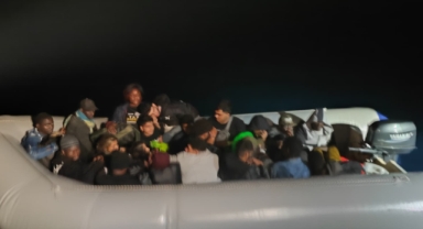 Ege Denizi'nde kaçış son buldu: 58 göçmen yakalandı