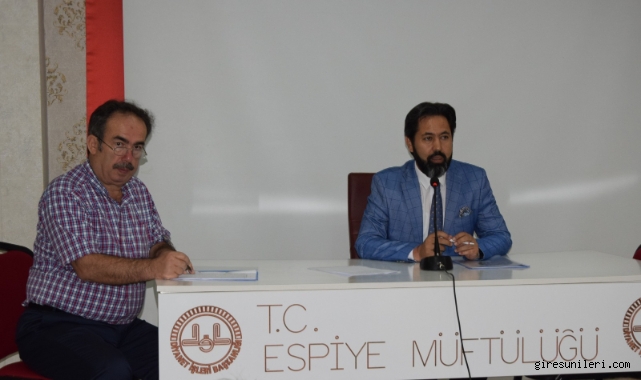 Espiye İlçe Müftülüğü Eylül Ayı Personel Toplantısını Gerçekleştirdi
