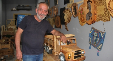 Fuarlarda Yükselen Ahşap Sanatının Giresunlu Ustası: Çocukluk Hayali Gerçek Oldu 