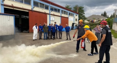 Giresun AFAD’dan Sanayi Bölgesine Hayati Eğitim