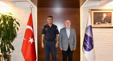 Giresun İl Jandarma Komutanı’ndan Başkan Şentürk’e Ziyaret