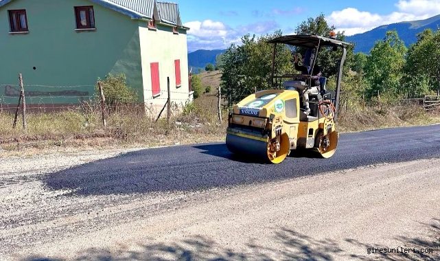 Giresun İl Özel İdaresi’nden Vatandaşa Hizmet Atağı