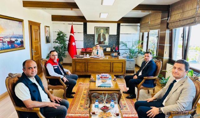 Giresun İl Tarım Müdürlüğü Yetkililerinden Kaymakam Kavanoz’a Ziyaret