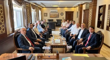 Giresun Milletvekili Nazım Elmas’tan Kalkandere Kaymakamı Katrancıoğlu’na Hayırlı Olsun Ziyareti