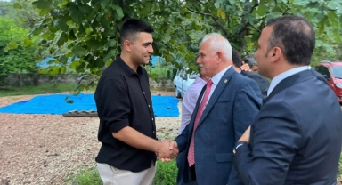 Giresun Milletvekili Nazım Elmas’tan Şehit Ümit Kesti’nin Ailesine Ziyaret