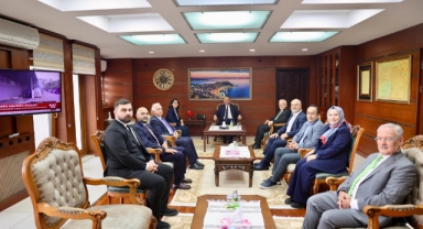 Giresun Valisi Serdengeçti,  AK Parti Genel Başkan Yardımcısı Tuncer'i Ağırladı 