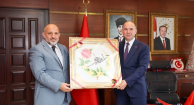 Giresun Valisi Serdengeçti, Mevlid-i Nebi Haftası Kapsamında Müftülük Heyetini Kabul Etti