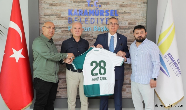 Giresunspor Yönetiminden Karamürsel Belediye Başkanı Çalık’a Ziyaret
