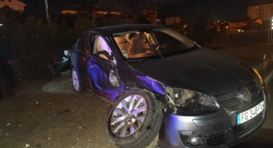 İki otomobilin çarpıştı kazada 2 kişi yaralandı