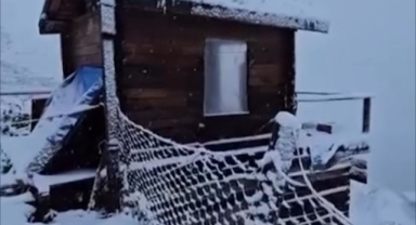 Kaçkarlar beyaz örtüyle kaplandı