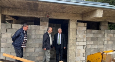 Karabulduk Sosyal Tesisi Yükseliyor! Milletvekili Elmas'tan Yerinde İnceleme