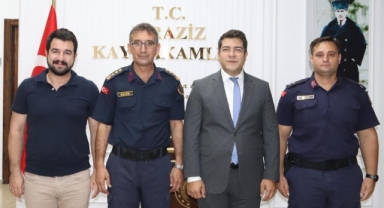 Kaymakam Burak Öz, İlçe Güvenlik Yetkililerini Ağırladı