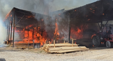 Kereste Fabrikasında Yangın!