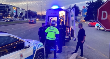 Köprüye çıkan şahsı polis ikna etti