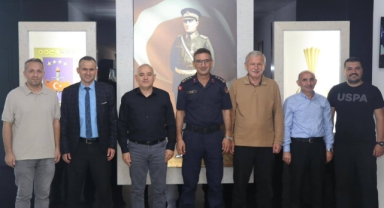 Memur-Sen Giresun Heyetinden Jandarma Komutanı Özkök’e Nezaket Ziyareti