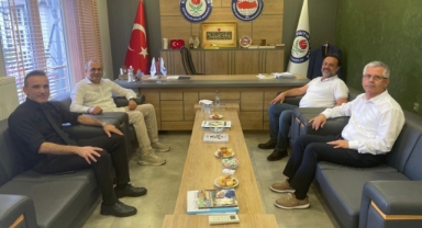 Memur-Sen Giresun Şubesi'nden Eğitim Bir-Sen Ordu Şube Başkanı Uzunçakmak'a Hayırlı Olsun Ziyareti