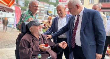 Milletvekili Elmas Maçka’da Esnaf ve Vatandaşlarla Buluştu