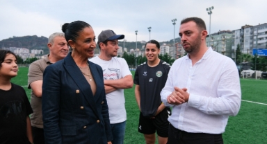 Milli Olimpiyat Komitesi Üyesi Heves Bozbağ’dan Giresun Sanayispor’a Anlamlı Ziyaret