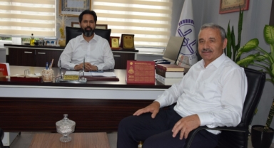 Müdür Çelik'ten, Espiye İlçe Müftüsü Gülbe'ye Ziyaret 