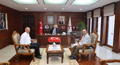 Muhtar Koç'tan, Giresun Valisi Serdengeçti’ye Ziyaret 