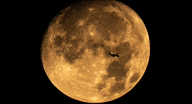 O kentte 'şişkin ay' görüntülendi 