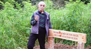 Ölümden sonra doğaya saygı: Giresun’da ahşap mezar vasiyeti