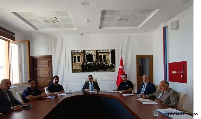 Piraziz'de Okulların Güvenliği İçin Alınacak Tedbirler Belirlendi