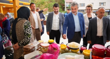 Piraziz’de Yerel Üretime Büyük Destek! Yöresel Ürünler Pazarı İlgi Görüyor