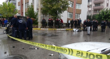 Polisten kaçtı ortalığı birbirine kattı