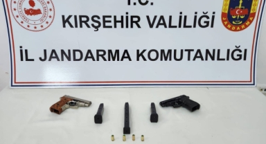Ruhsatsız silah taşıyan şahıslar denetime takıldı