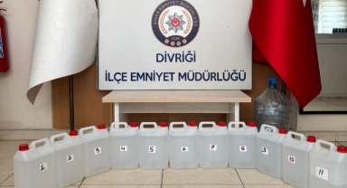 Sahte alkollü içki yapımında kullanılan binlerce litre etil alkol ele geçirildi