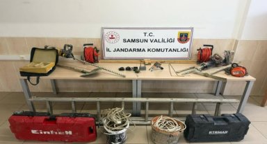 Samsun'da izinsiz kazı yapan 6 kişi suçüstü yakalandı
