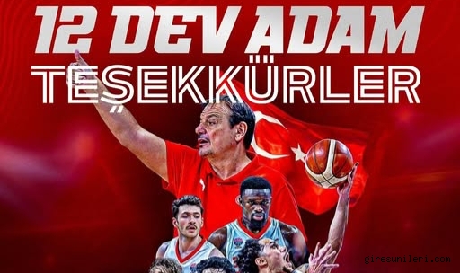 Şebinkarahisar Belediyesi’nden 12 Dev Adam’a Tebrik Mesajı: 'Sizlerle Gurur Duyuyoruz!'