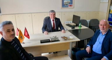 Şebinkarahisar’da PTT Müdürü Elçi’ye Hayırlı Olsun Ziyareti